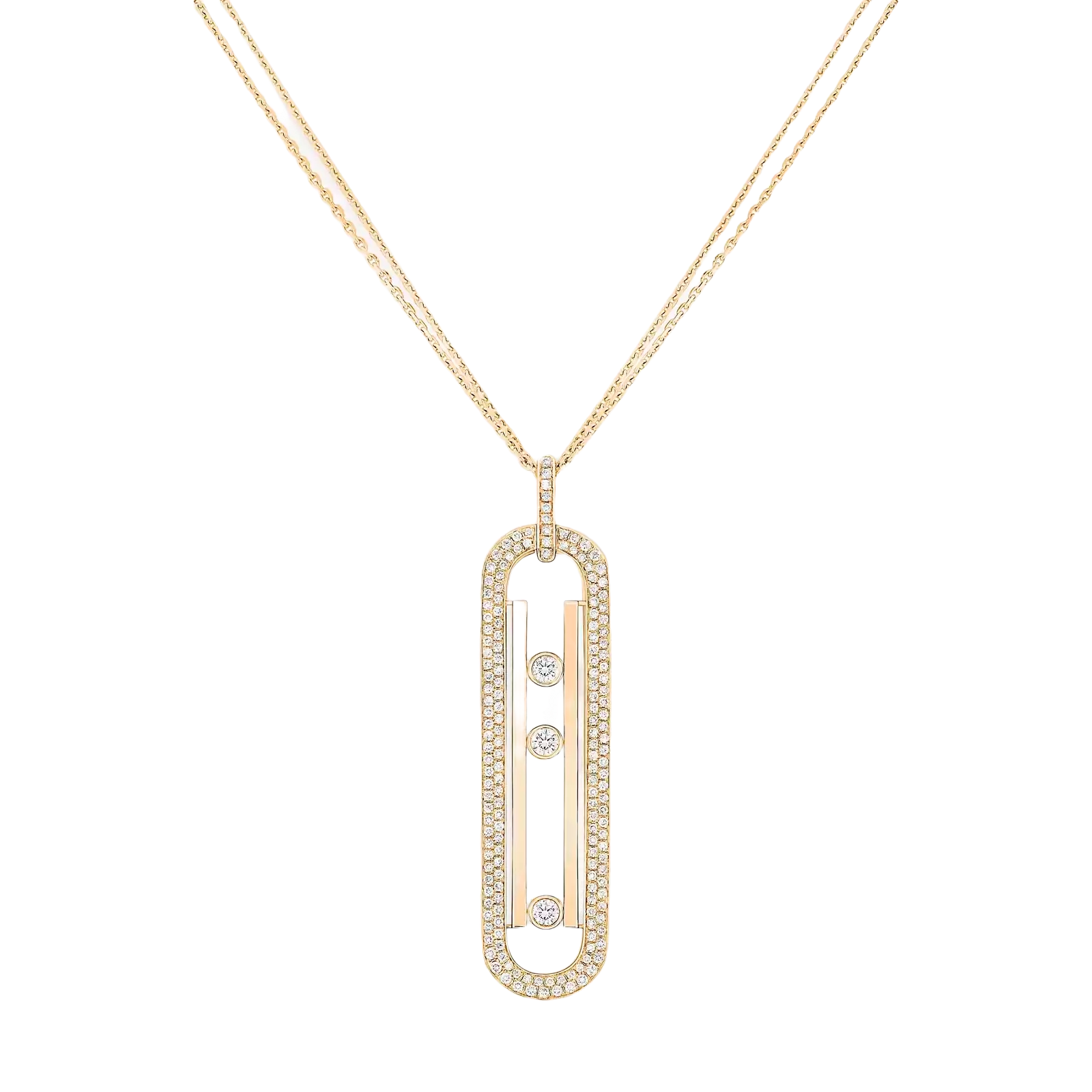 Gioiello in oro giallo Sautoir Move 10th Anniversary Messika