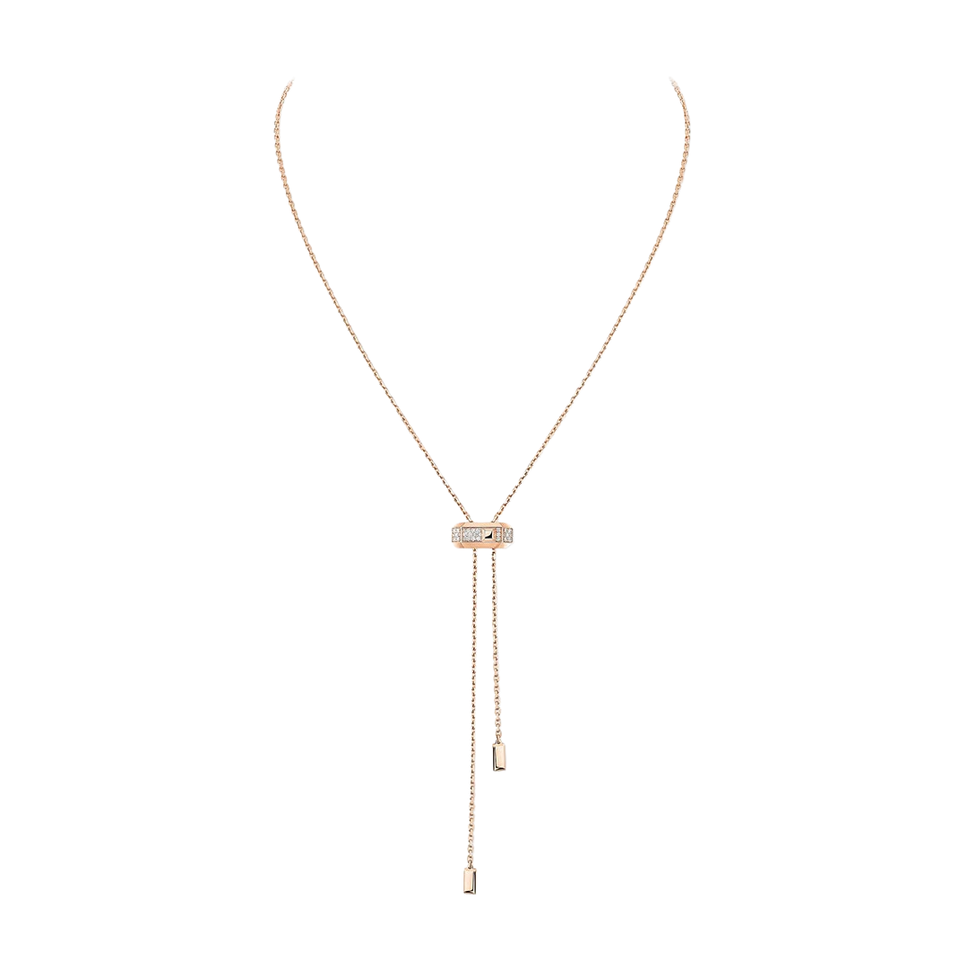 Gioiello in rose gold Moderniste tie necklace Messika