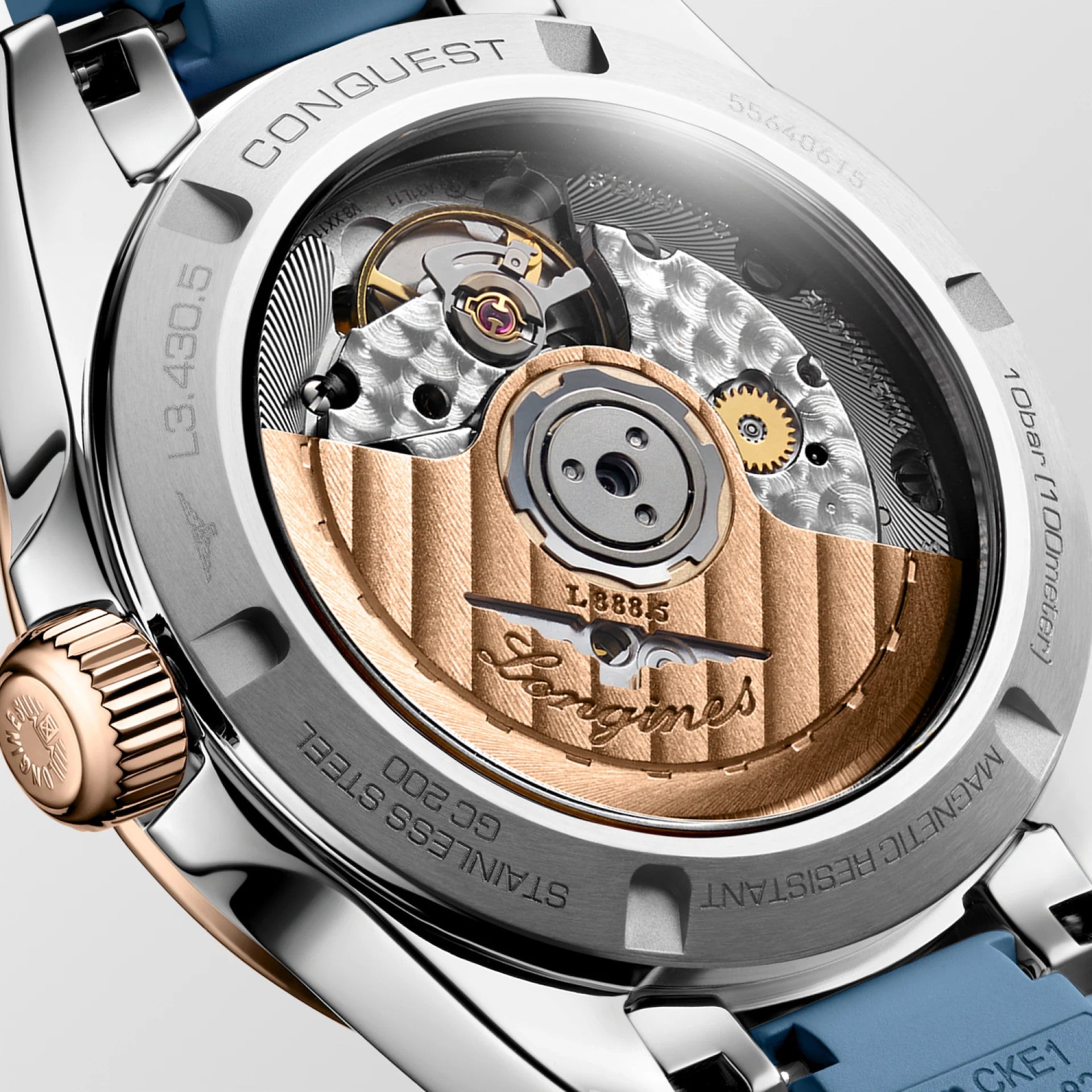 Orologio in acciaio Conquest Longines