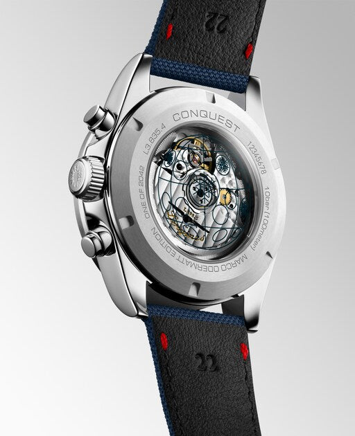 Orologio in acciaio Conquest Marco Odermatt Longines