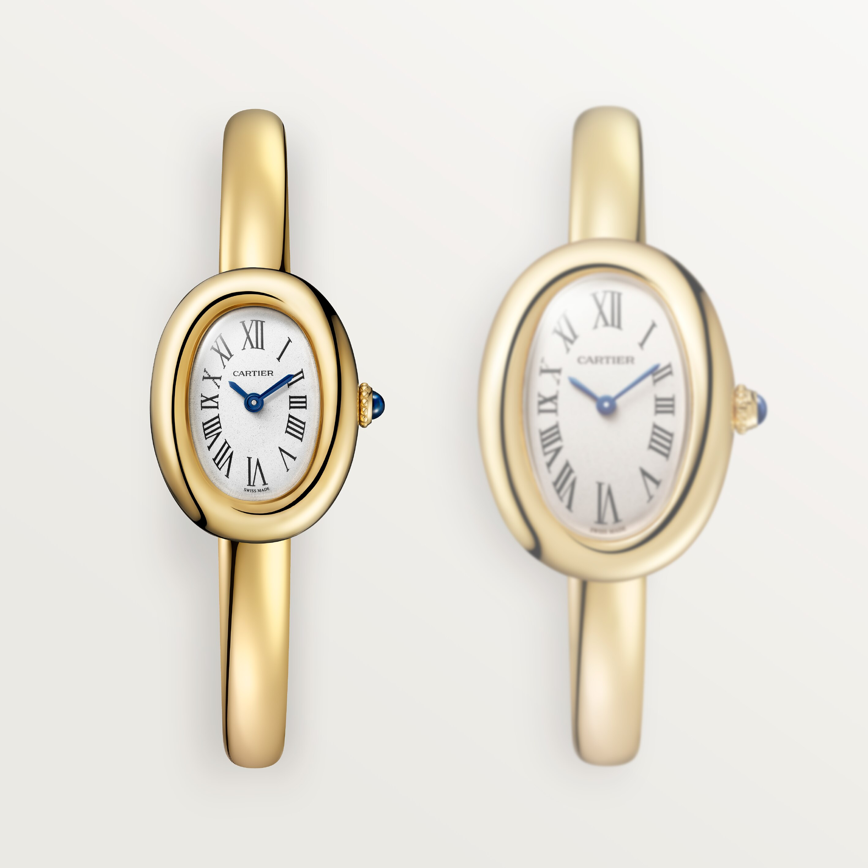 Watch in yellow gold Baignoire de Cartier (size 16) Cartier