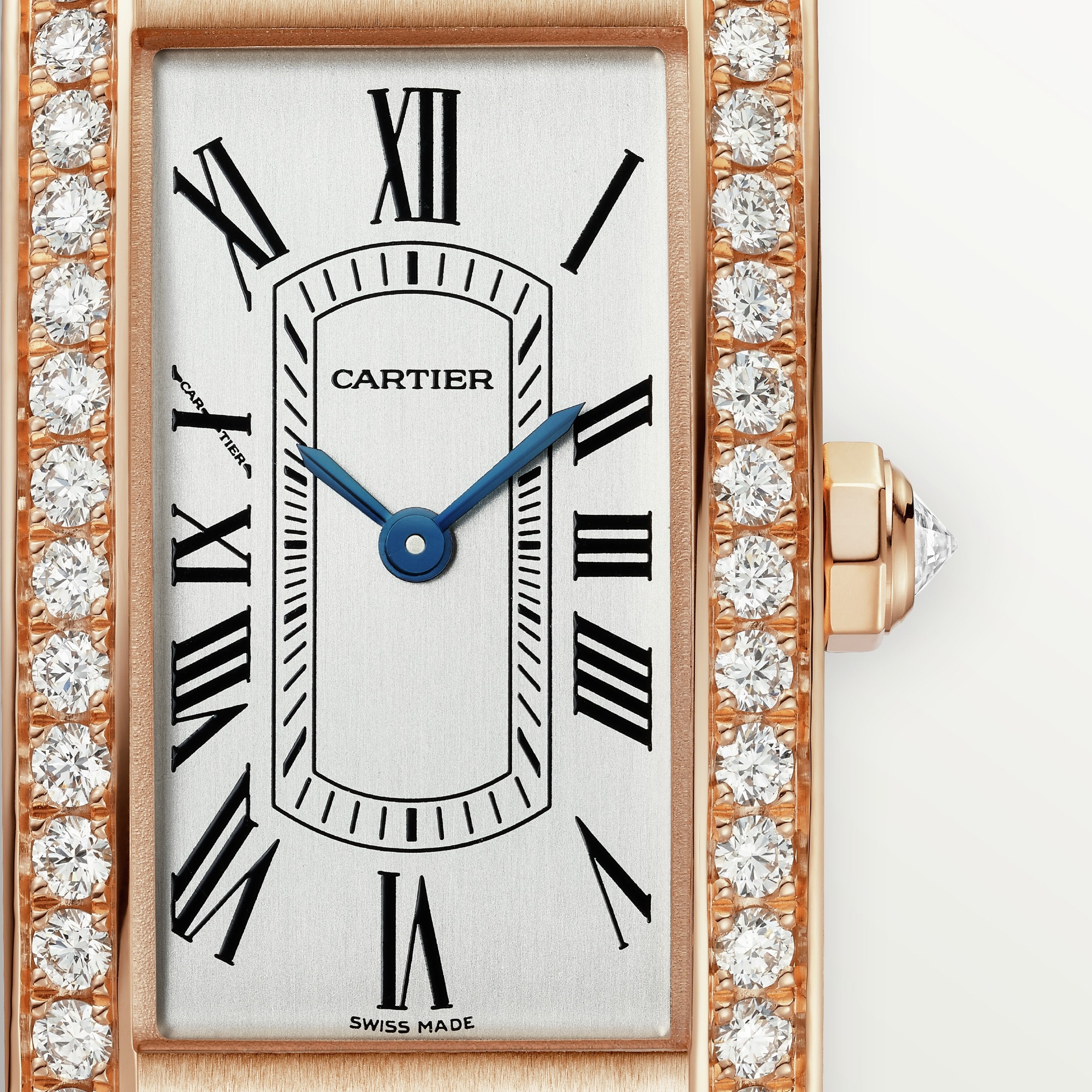 Watch in rose gold Tank Américaine Cartier