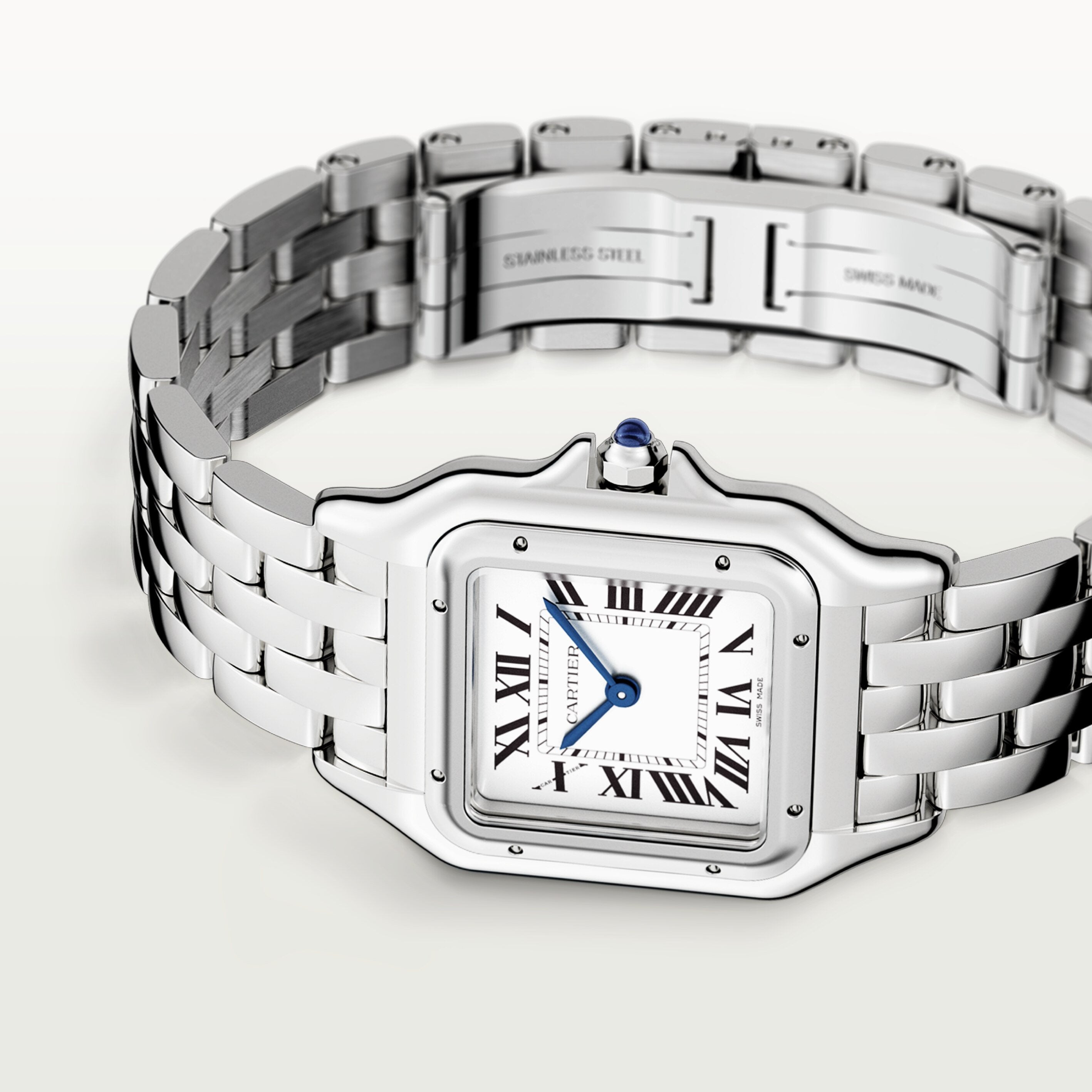 Watch in steel Panthère de Cartier Cartier