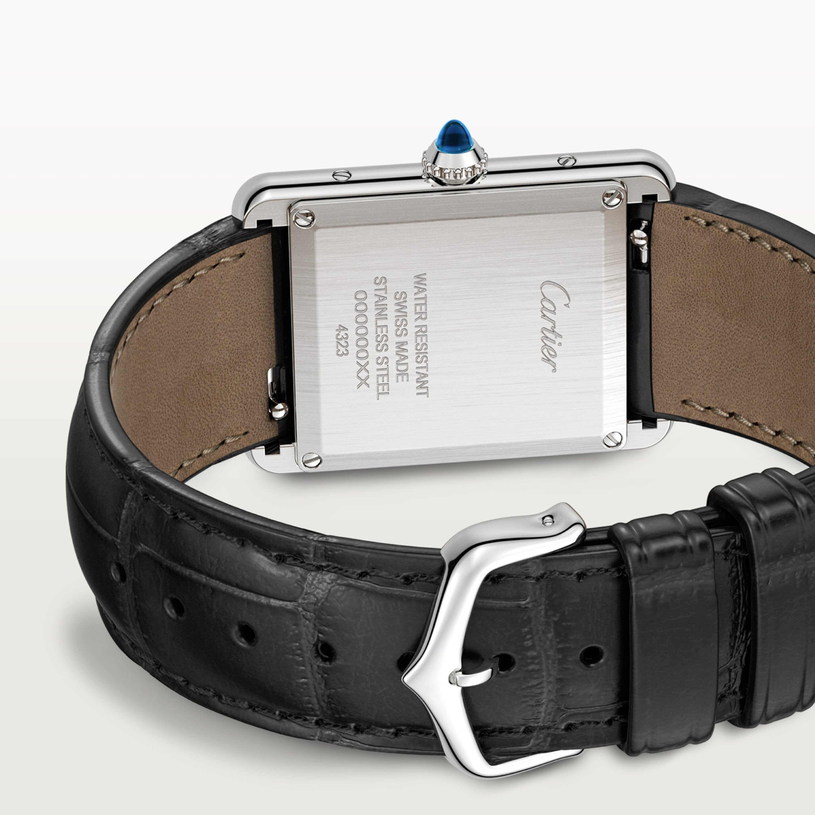 Watch in steel Tank Must Cartier