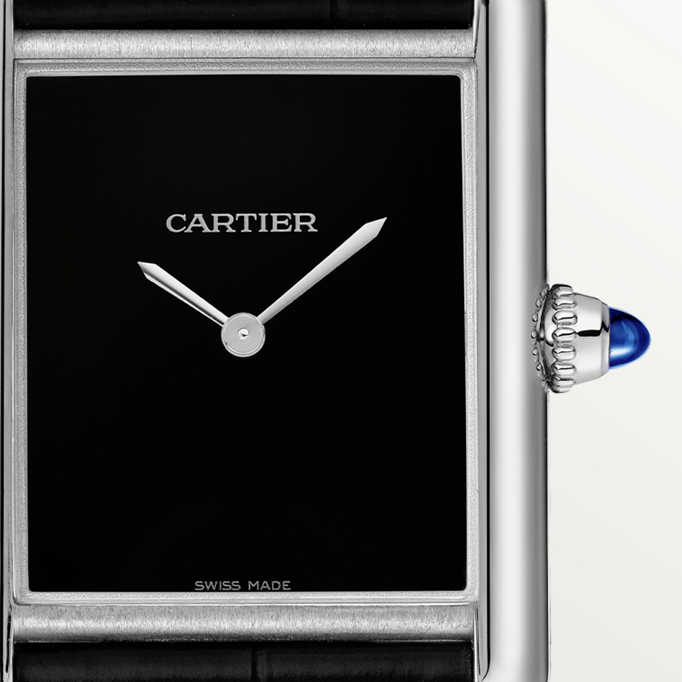 Watch in steel Tank Must Cartier