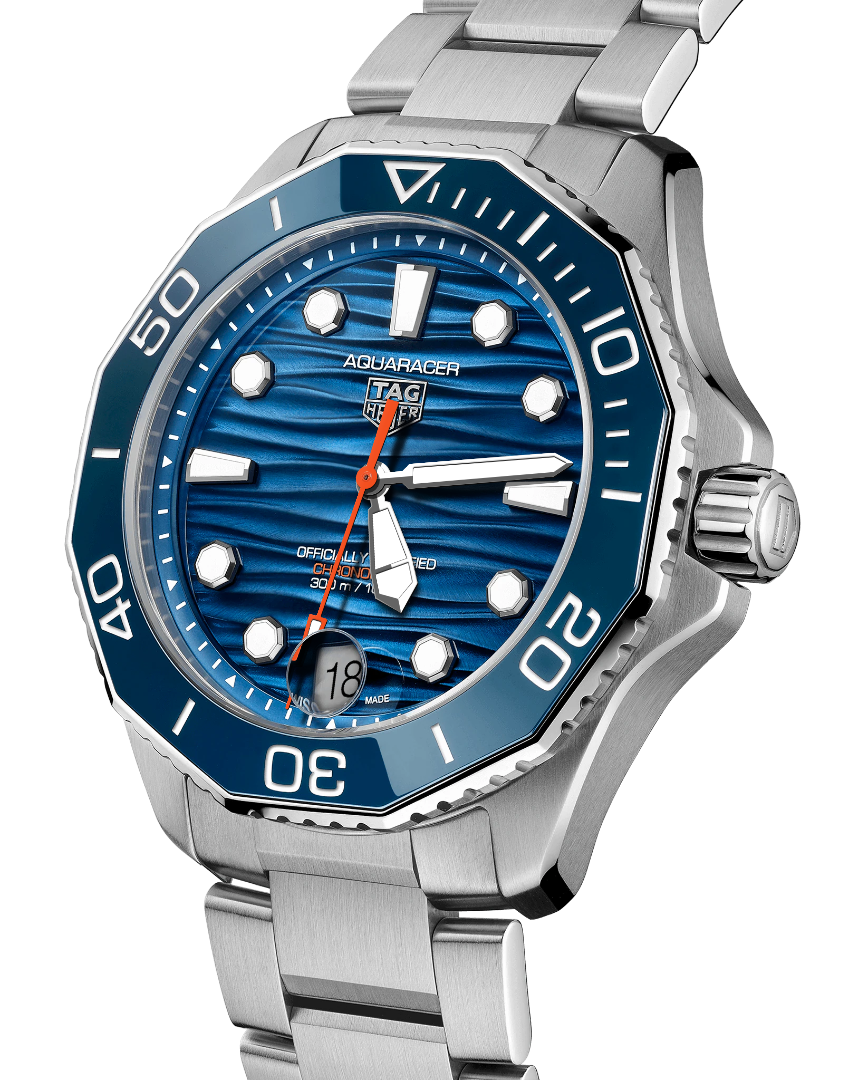 Watch in steel Aquaracer Professional 300 Date Tag heuer