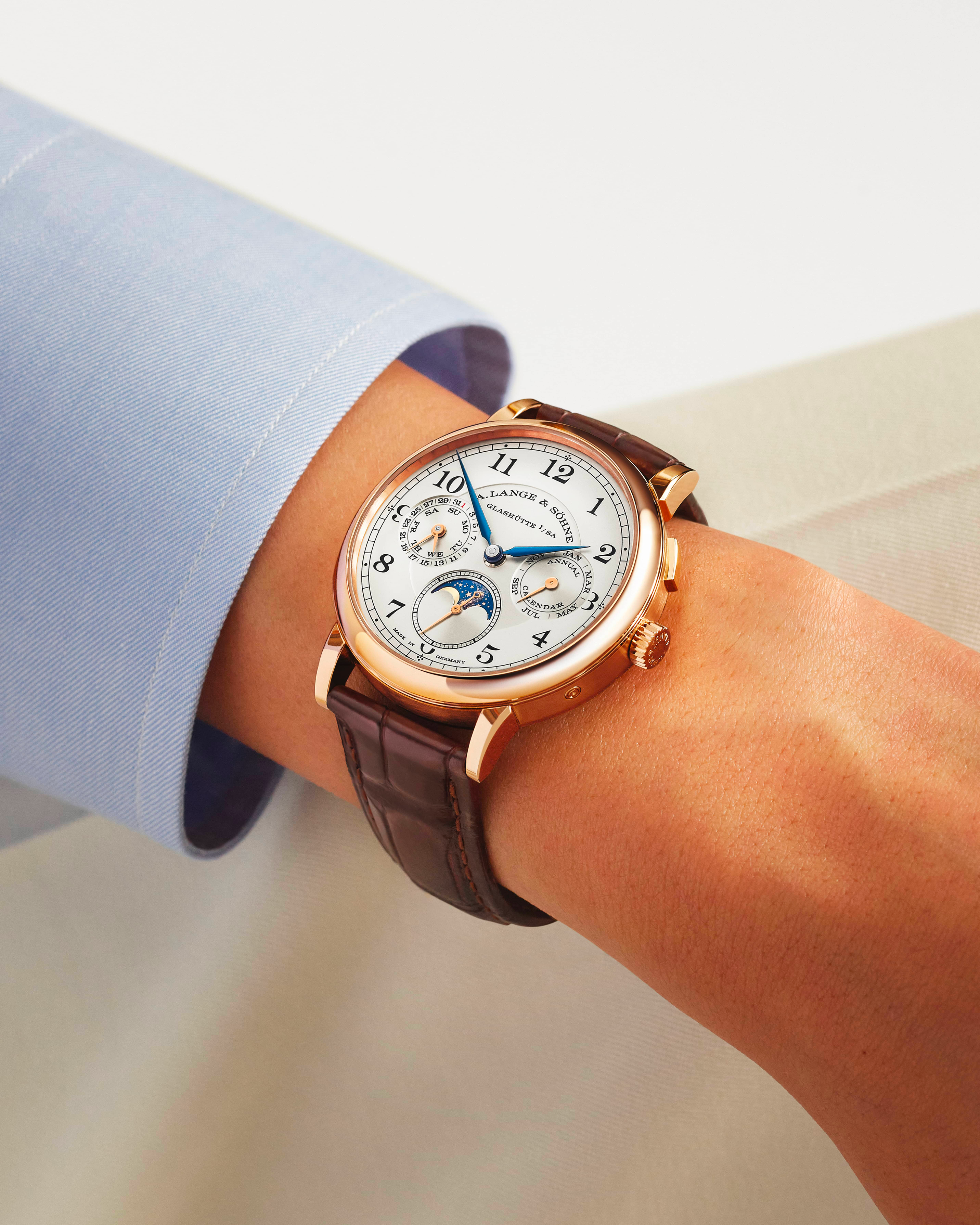 Watch in rose gold 1815 - Annual Calendar A lange sohne