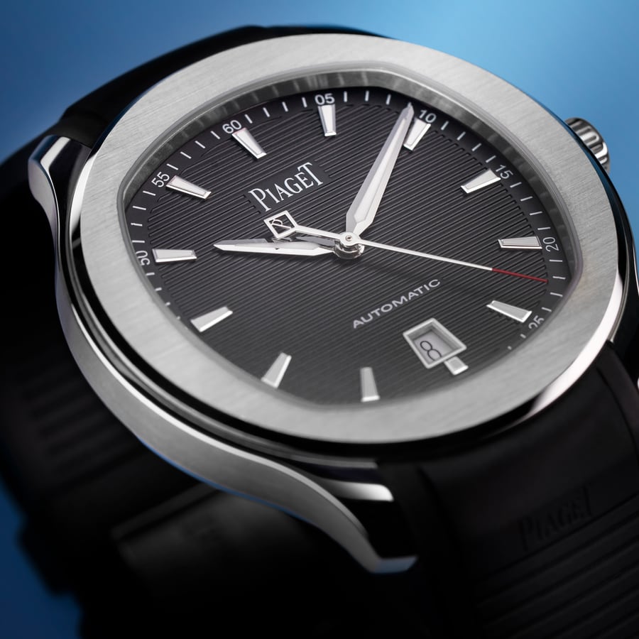 Watch in steel Piaget Polo Date Piaget