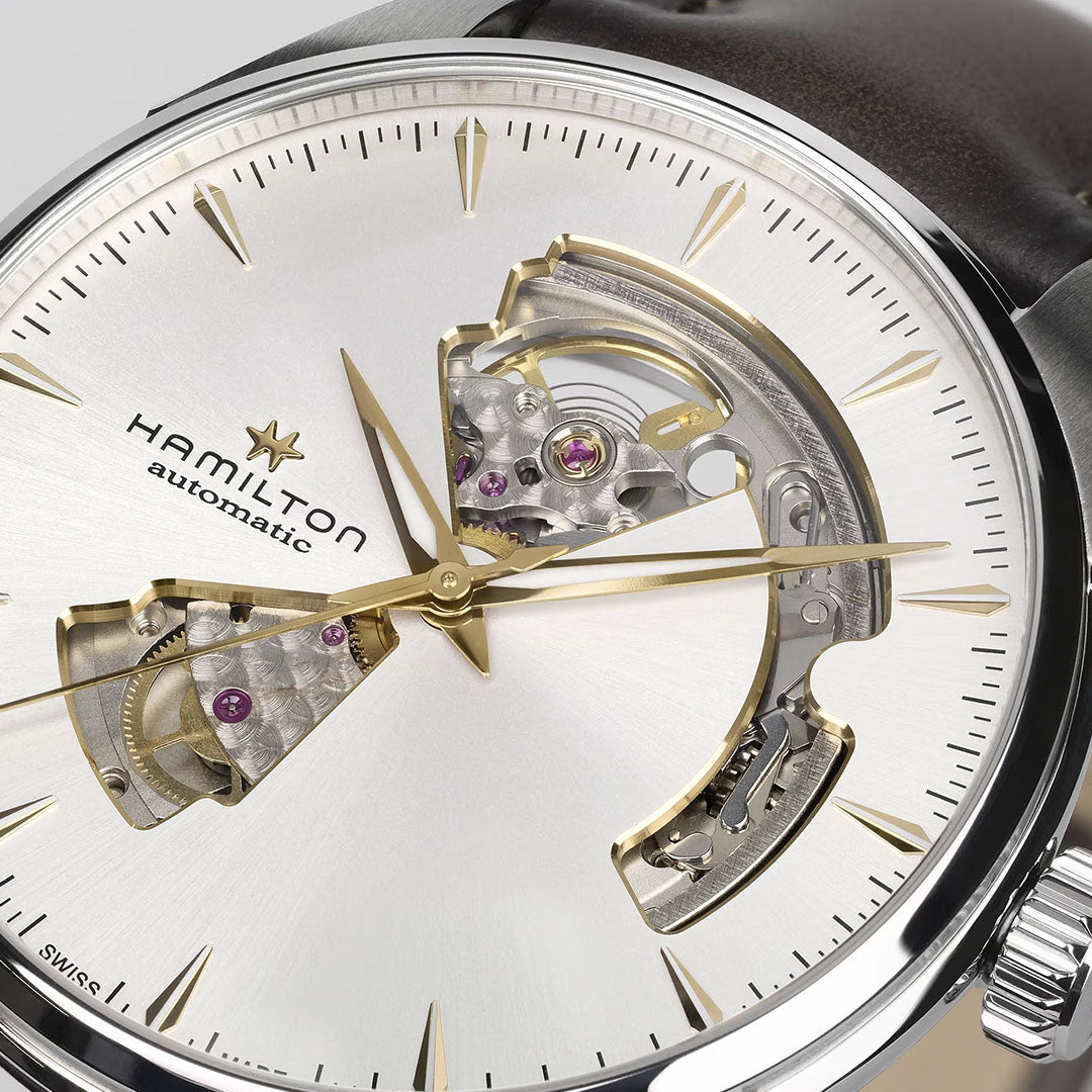 Orologio in acciaio Jazzmaster Open Heart Auto Hamilton