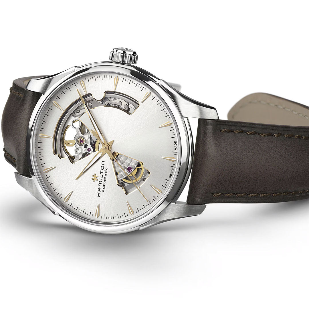 Orologio in acciaio Jazzmaster Open Heart Auto Hamilton