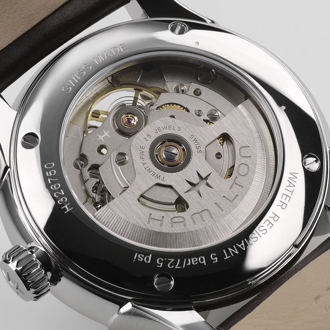 Orologio in acciaio Jazzmaster Open Heart Auto Hamilton