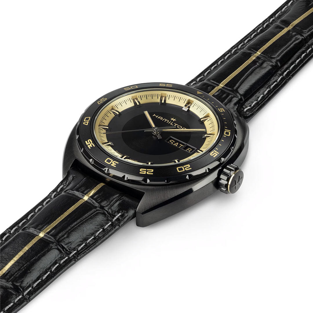 Orologio in acciaio pvd American Classic Pan Europ Resident Evil Hamilton