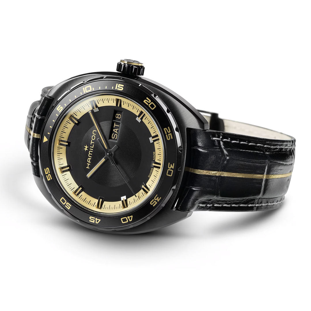 Orologio in acciaio pvd American Classic Pan Europ Resident Evil Hamilton