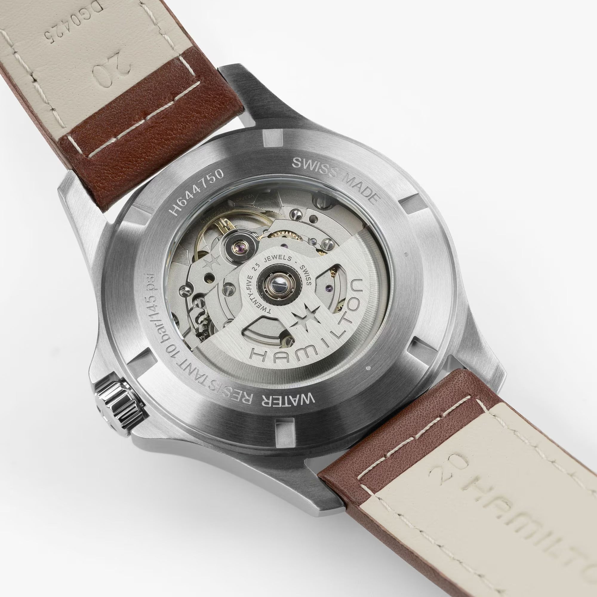 Watch in steel Khaki Field King Day-date Hamilton