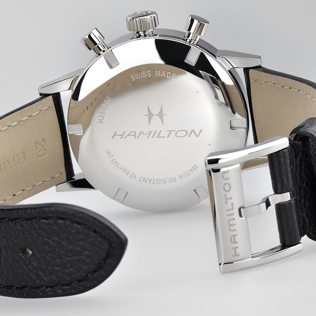 Orologio in acciaio American Classic Intra-Matic Chronograph H Hamilton