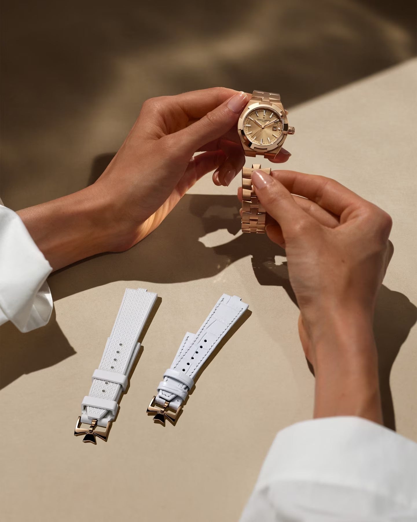 Watch in rose gold Overseas Automatic Vacheron constantin