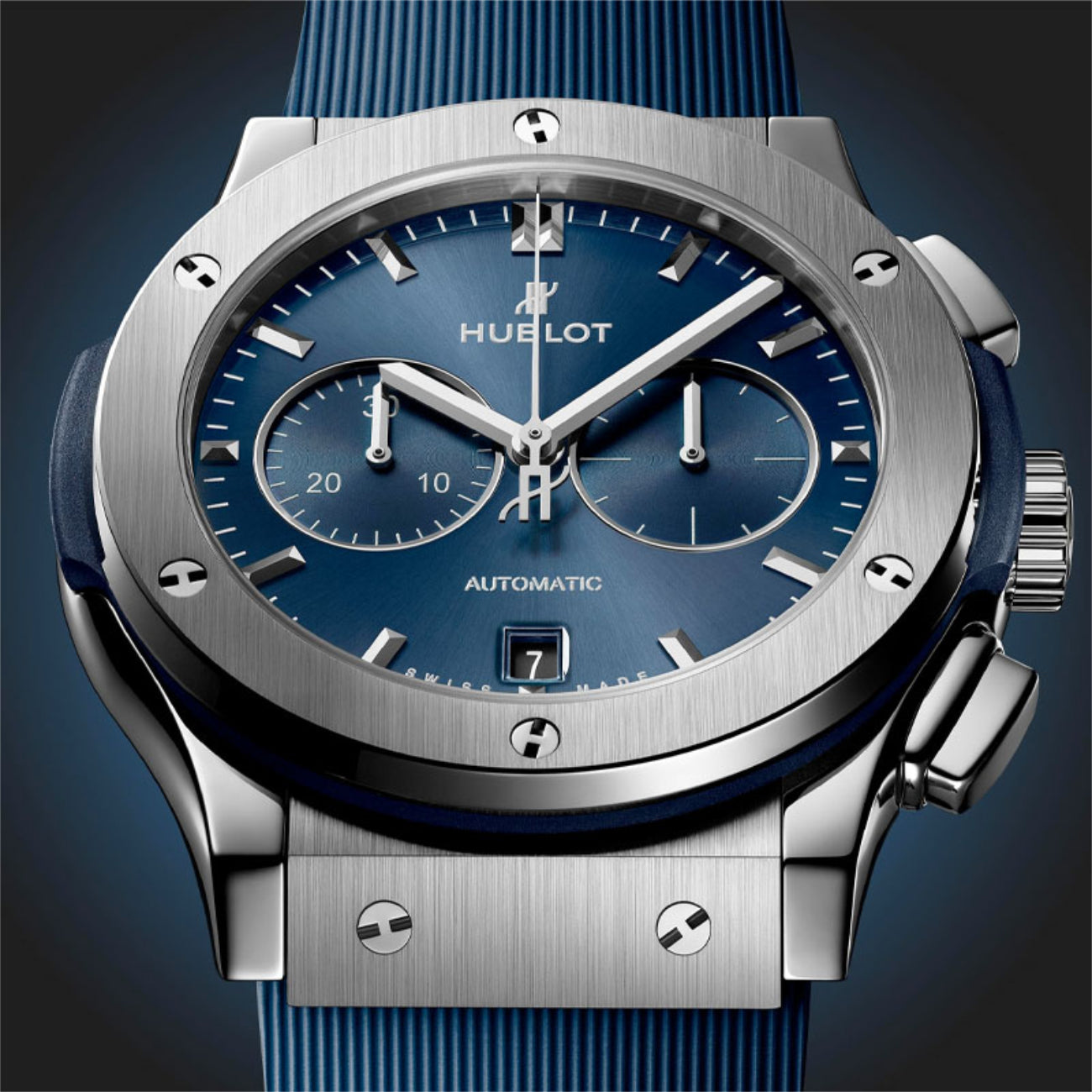 Classic Fusion Blue Chronograph Titanium3