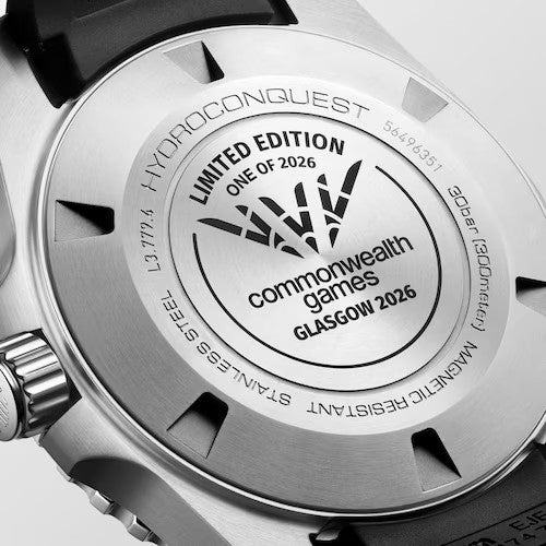Orologio in acciaio HydroConquest 2026 Commonwealth Games Longines