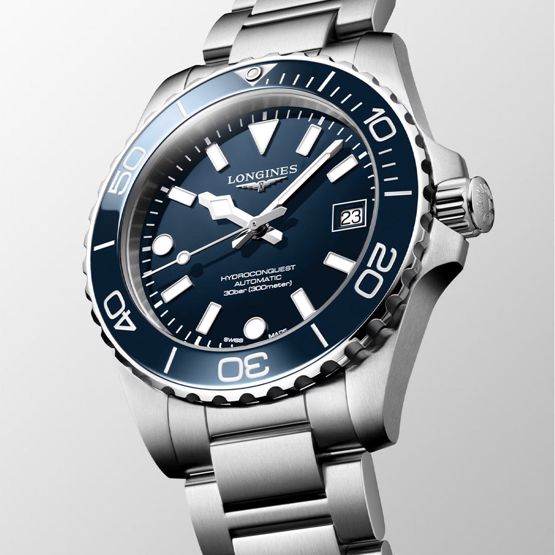 Orologio in acciaio Hydroconquest Longines