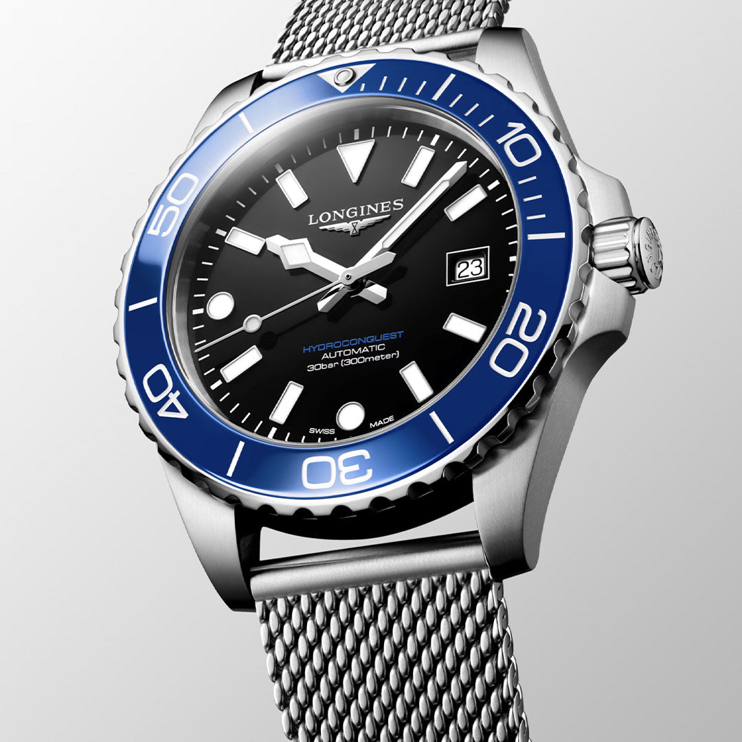 Orologio in acciaio Hydroconquest Longines