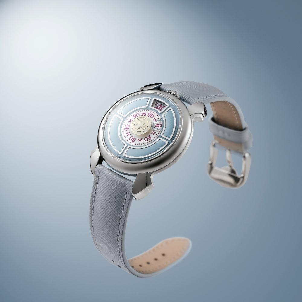 Watch in steel Labormatic Azzurro, 42 mm Gaga laboratorio