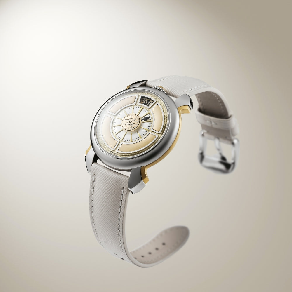 Watch in steel Labormatic Champagne Gaga laboratorio