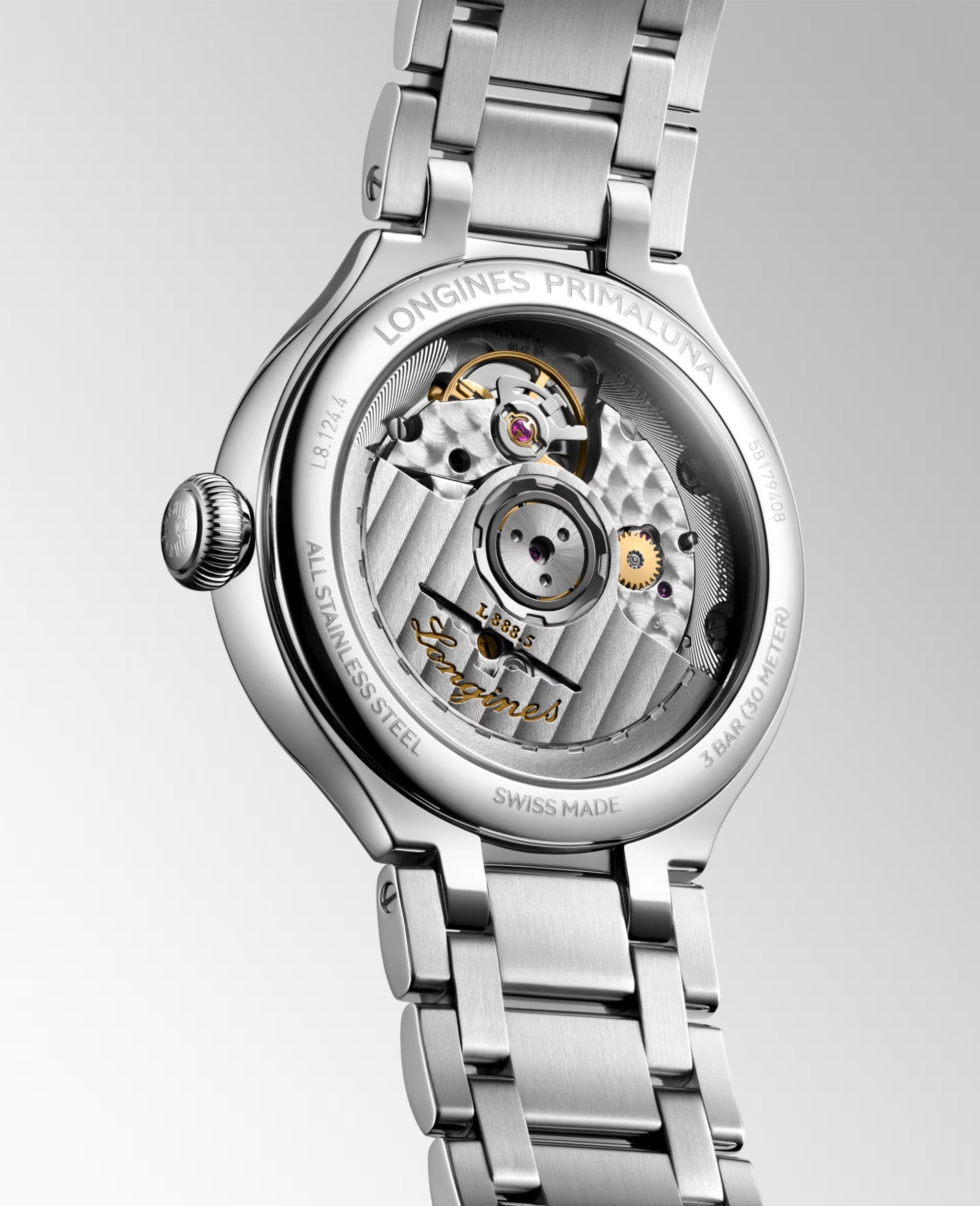 Orologio in acciaio PrimaLuna Longines