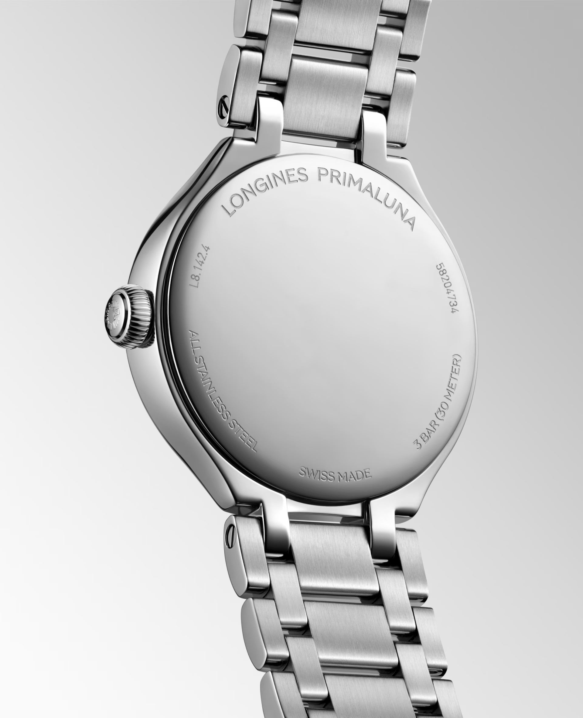 Orologio in acciaio PrimaLuna Longines