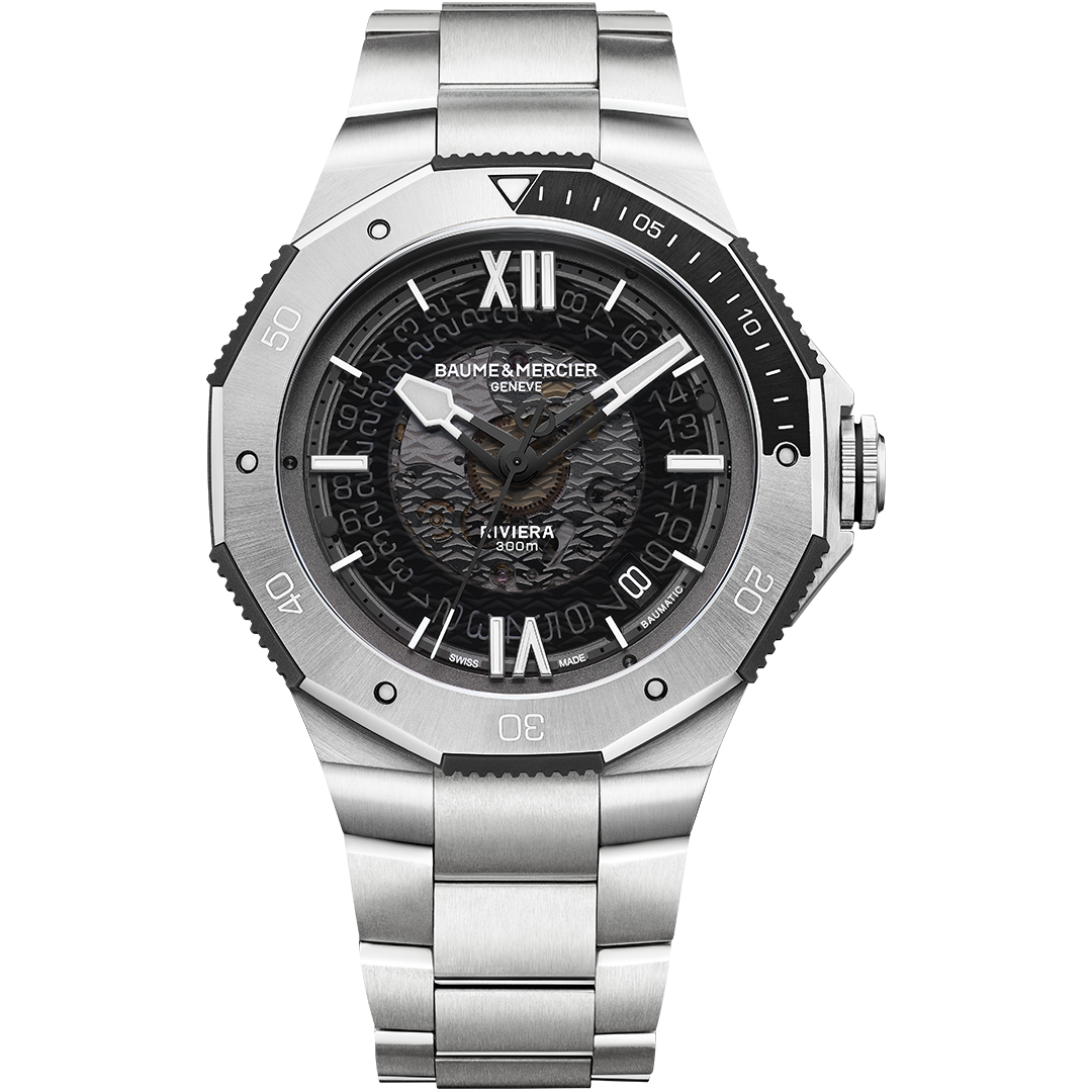 Watch in steel Riviera Baume et mercier