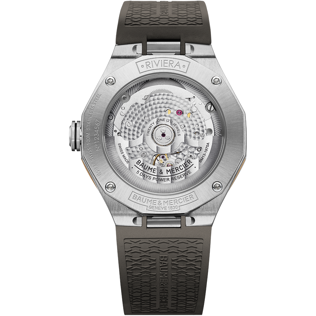 Watch in steel Riviera Baume et mercier