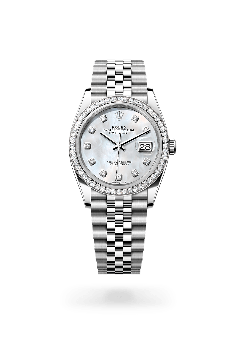 Rolex Datejust in Rolesor bianco (combinazione di acciaio Oystersteel e oro bianco), M126284RBR-0011 - Pisa 1940