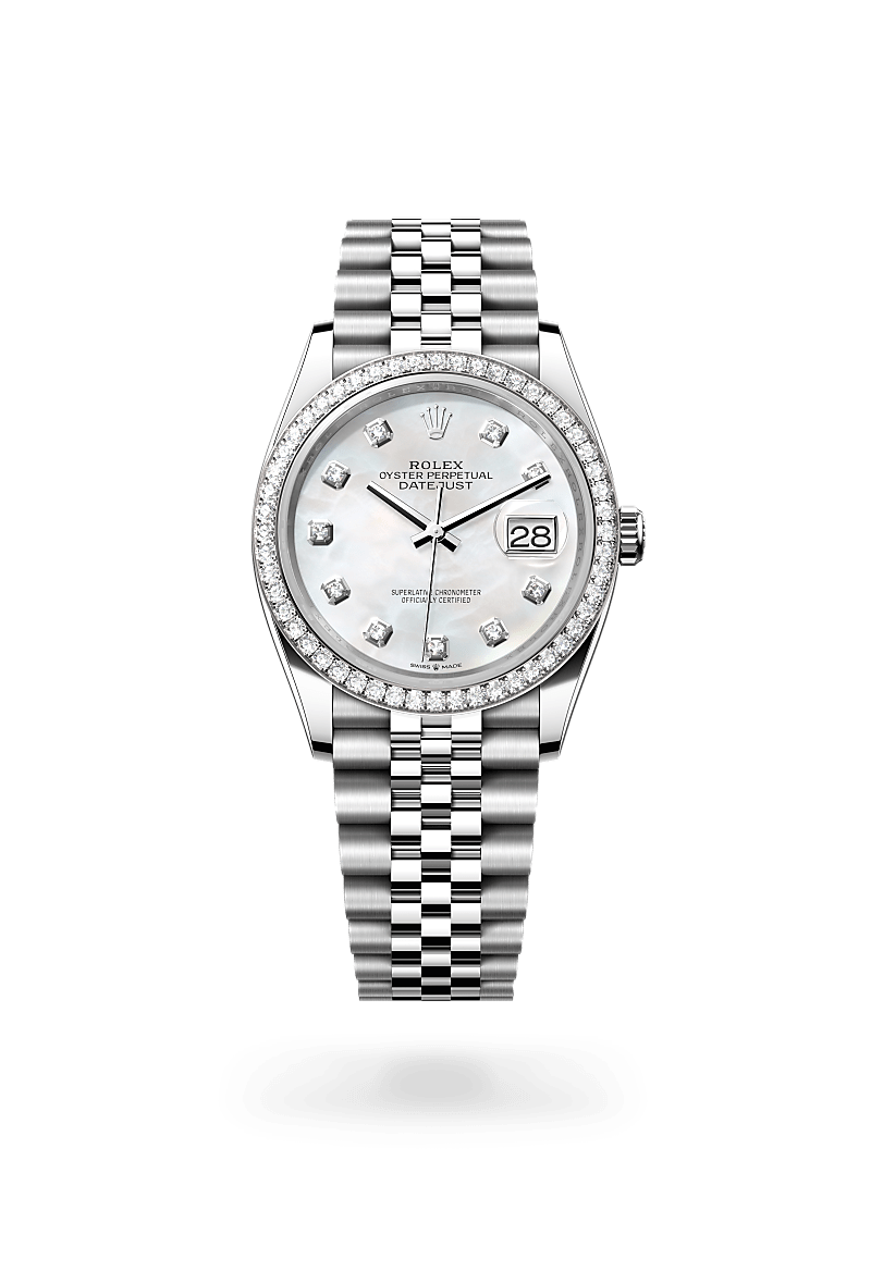 Rolex Datejust in White Rolesor - combination of Oystersteel and white gold, M126284RBR-0011 - Pisa 1940