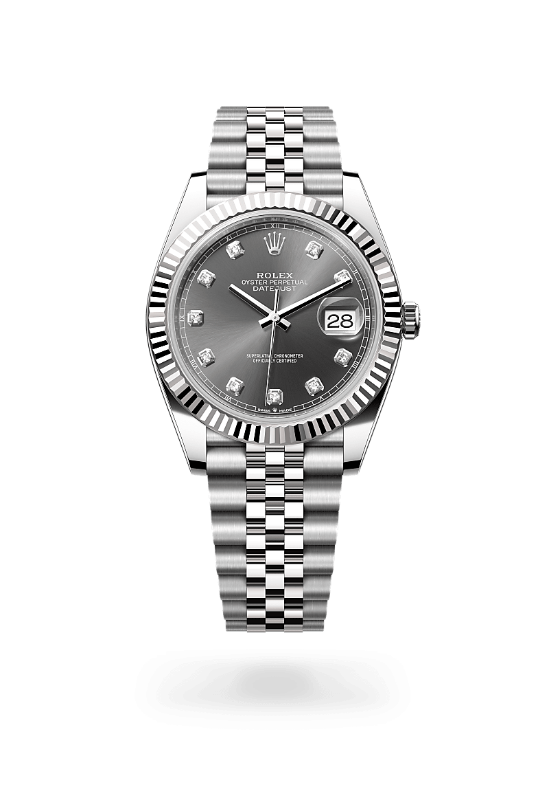 Rolex Datejust in White Rolesor - combination of Oystersteel and white gold, M126334-0006 - Pisa 1940