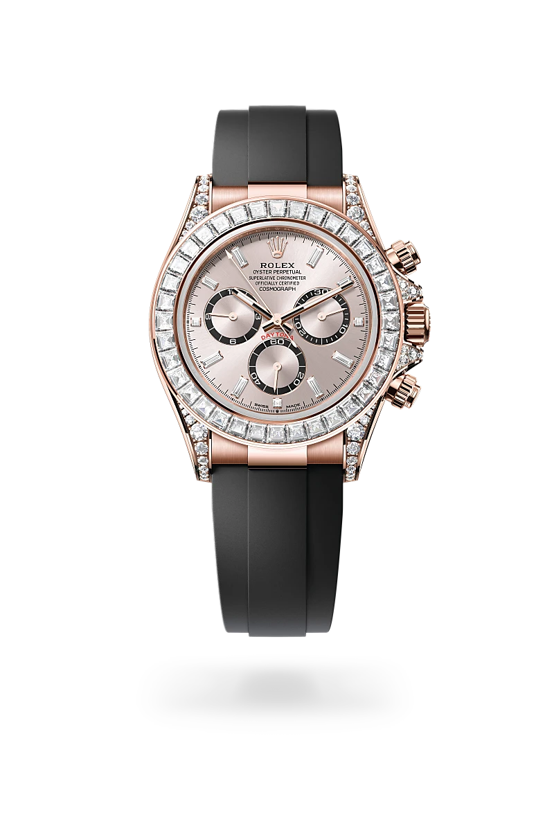 Rolex Cosmograph Daytona in Oro Everose 18 ct, anse con diamanti, M126535TBR-0002 - Pisa 1940
