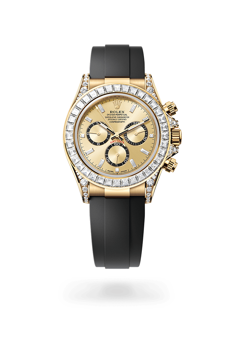 Rolex Cosmograph Daytona in 18 ct yellow gold with lugs set with diamonds, M126538TBR-0004 - Pisa 1940