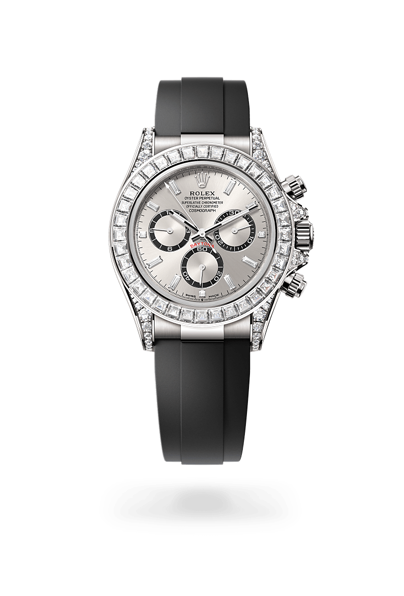 Rolex Cosmograph Daytona in 18 ct white gold with lugs set with diamonds, M126539TBR-0002 - Pisa 1940