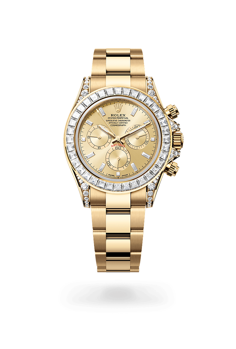 Rolex Cosmograph Daytona in 18 ct yellow gold with lugs set with diamonds, M126598TBR-0001 - Pisa 1940