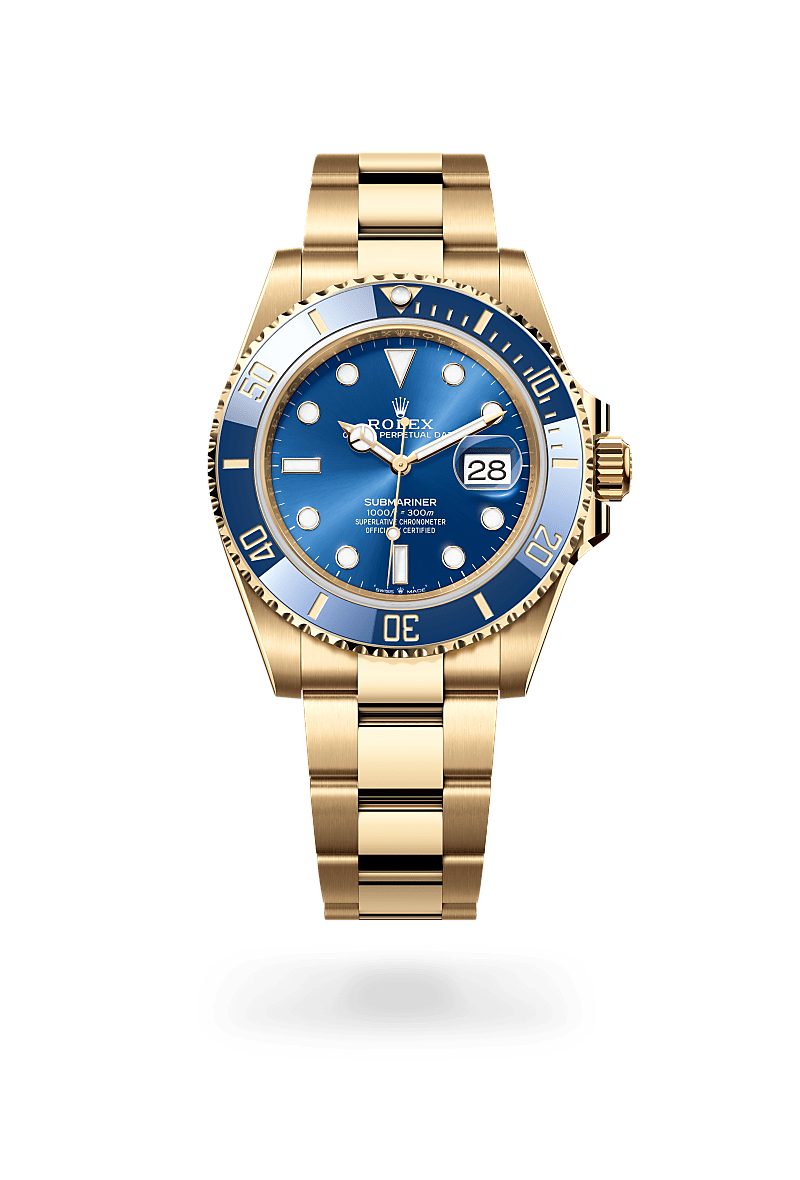 Rolex Submariner in 18 ct yellow gold, M126618LB-0002 - Pisa 1940