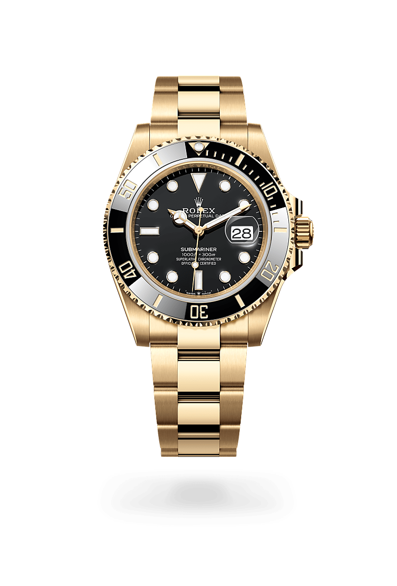 Rolex Submariner in 18 ct yellow gold, M126618LN-0002 - Pisa 1940