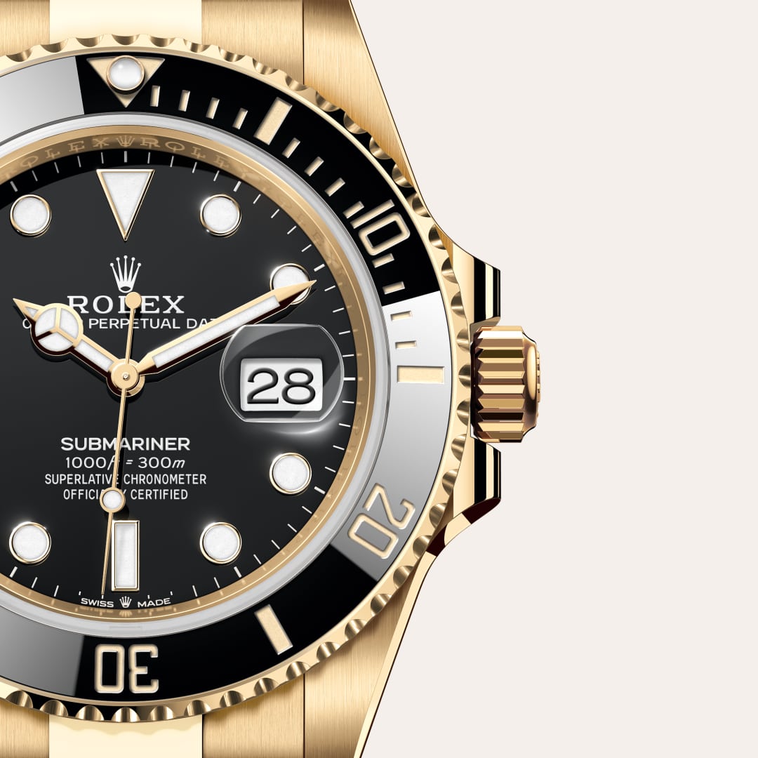 Rolex Submariner Date 18 ct yellow gold, M126618LN-0002