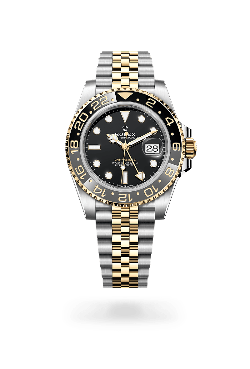 Rolex GMT-Master II in Rolesor giallo (combinazione di acciaio Oystersteel e oro giallo), M126713GRNR-0001 - Pisa 1940