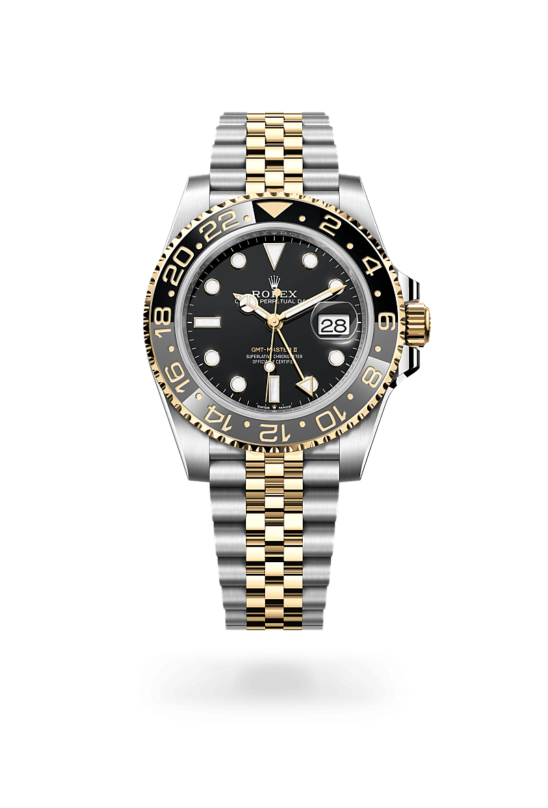 Rolex GMT-Master II in Rolesor giallo (combinazione di acciaio Oystersteel e oro giallo), M126713GRNR-0001 - Pisa 1940