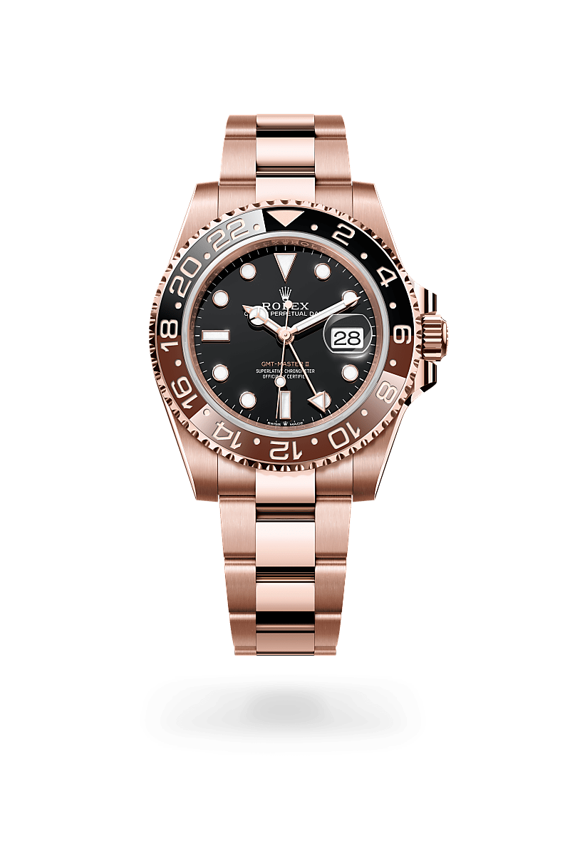 Rolex GMT-Master II in 18 ct Everose gold, M126715CHNR-0001 - Pisa 1940