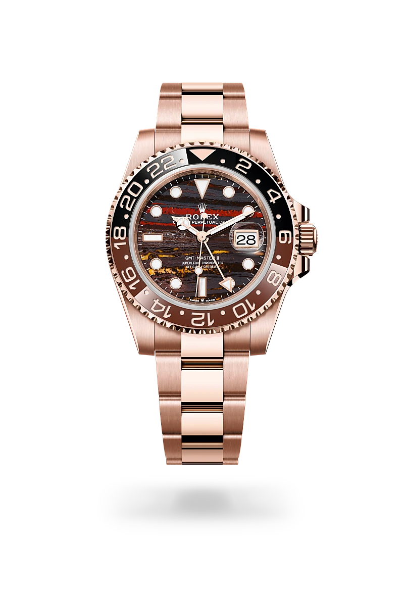 Rolex GMT-Master II in 18 ct Everose gold, M126715CHNR-0002 - Pisa 1940
