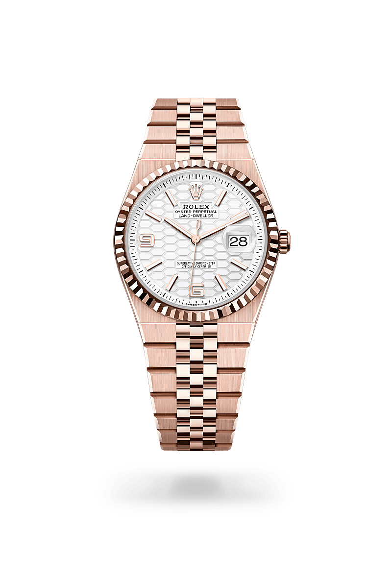 Rolex Land-Dweller in 18 ct Everose gold, M127235-0001 - Pisa 1940