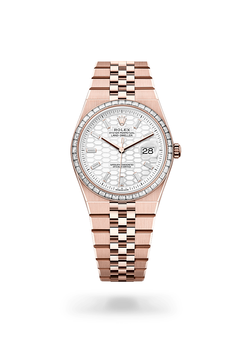 Rolex Land-Dweller in 18 ct Everose gold, M127285TBR-0002 - Pisa 1940