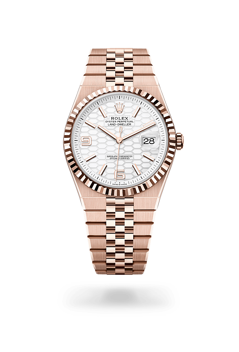Rolex Land-Dweller in 18 ct Everose gold, M127335-0001 - Pisa 1940