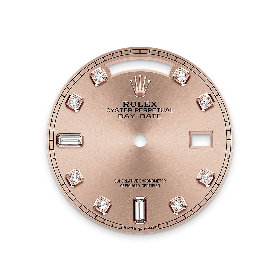 Rolex Day-Date in 18 ct Everose gold, M128235-0009 - Pisa 1940