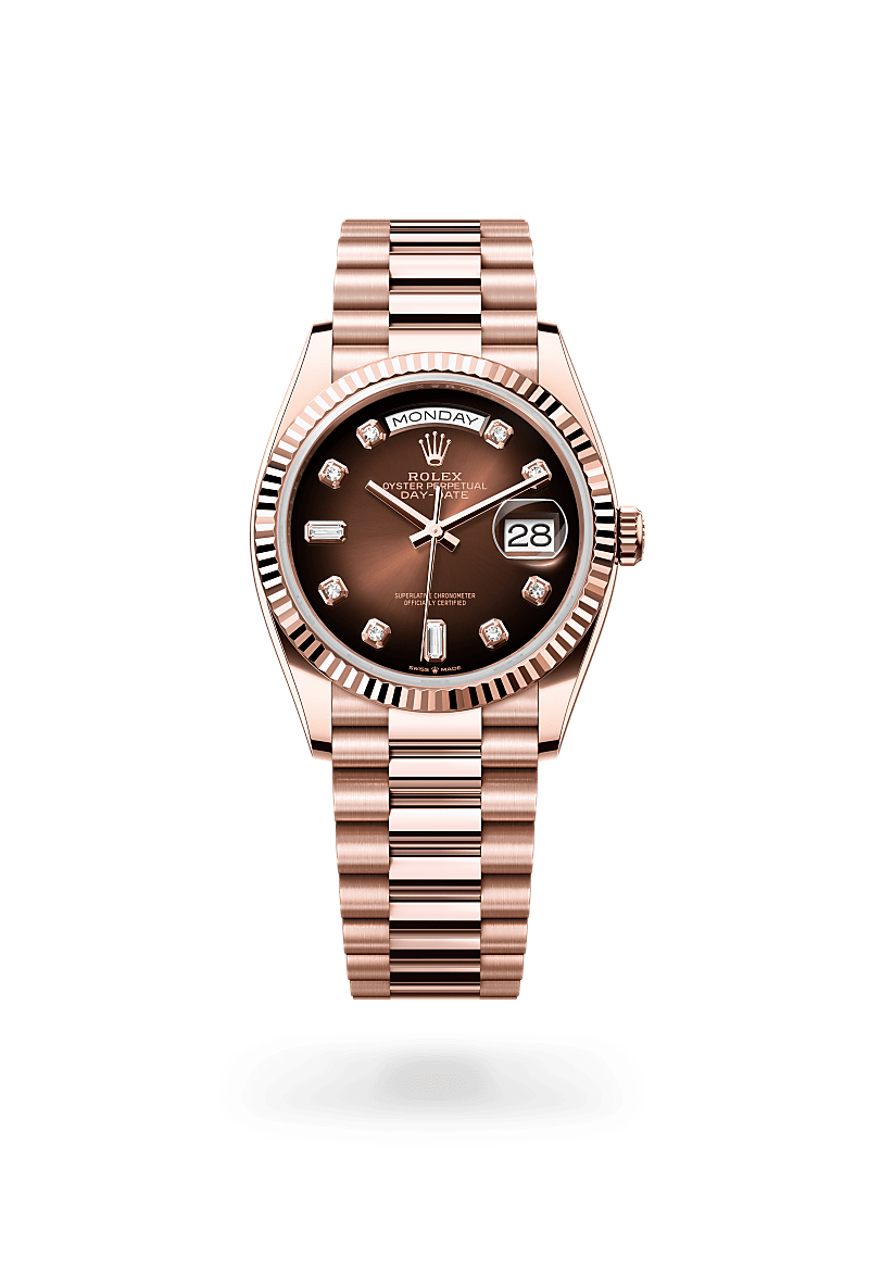 Rolex Day-Date in 18 ct Everose gold, M128235-0037 - Pisa 1940