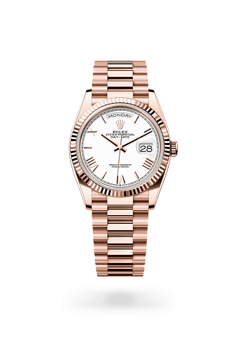 Rolex Day-Date in 18 ct Everose gold, M128235-0070 - Pisa 1940